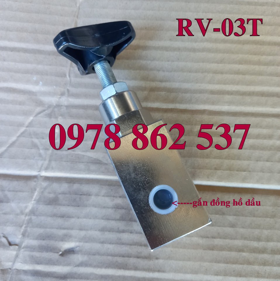 Van chỉnh áp thủy lực 3/8''-ren 17mm