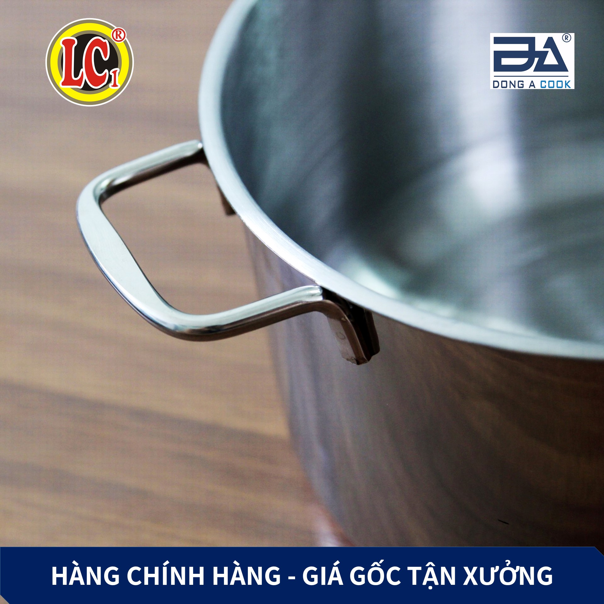Bộ Nồi xửng hấp Inox Đông Á cao cấp ( nhiều Size )