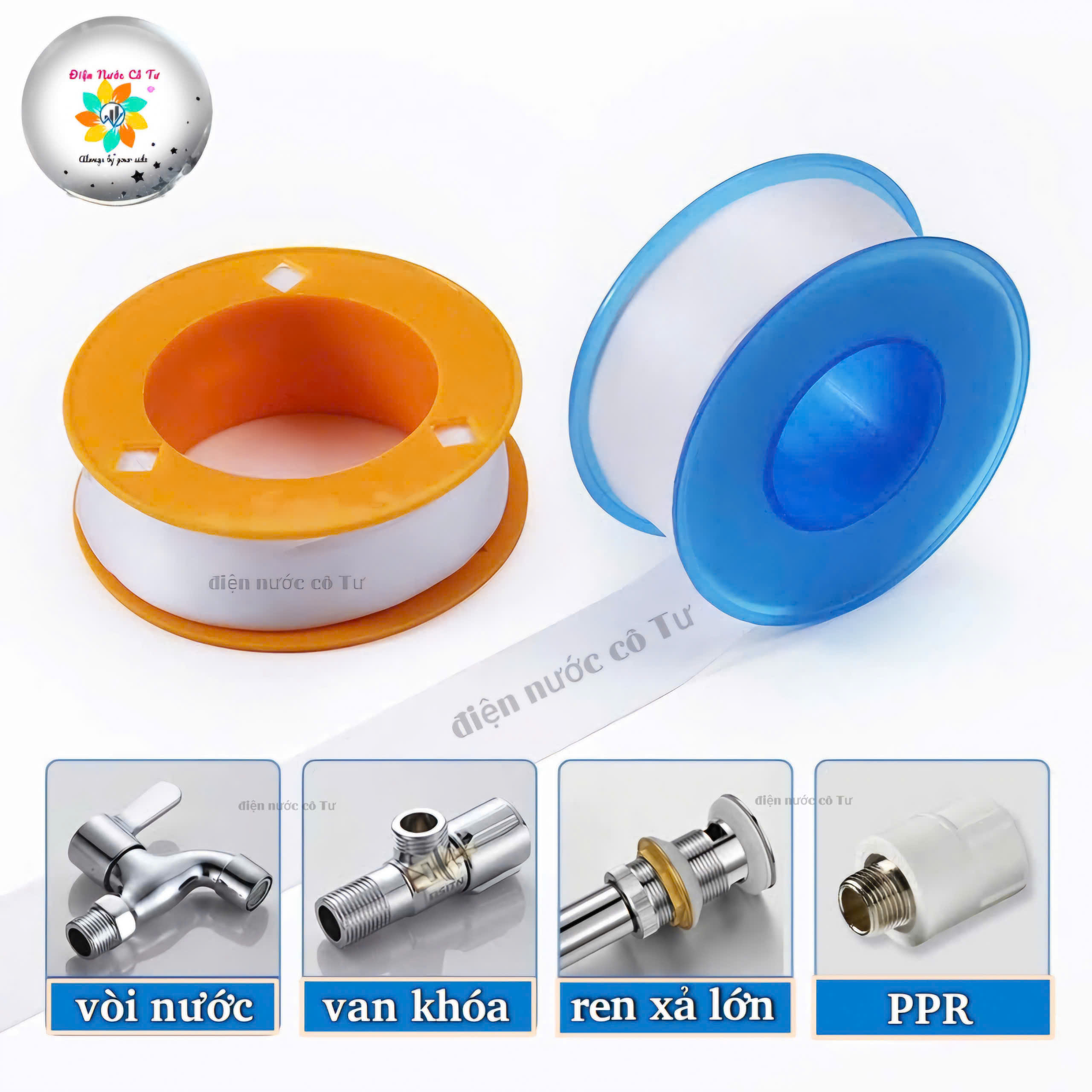 5 cuộn keo non keo lụa băng tan Tombo Mã Lai