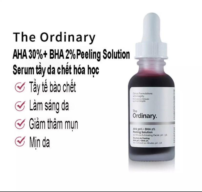 Serum Tẩy Da Chết The Ordinary AHA 30% + BHA 2%