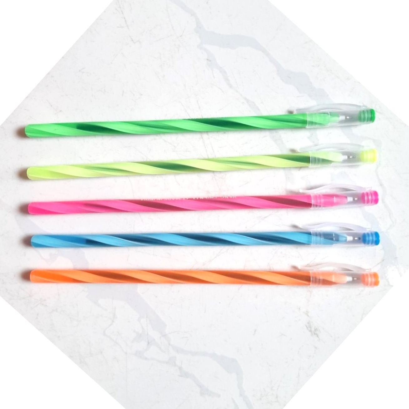 Hộp 20 Cây Bút Bi Dài (Bút Nến) - mực xanh