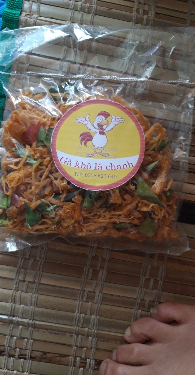 Khô Gà lá chanh Gói nhỏ 100g