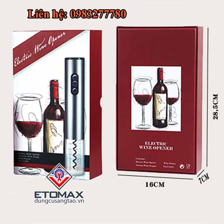 Dụng cụ mở chai vang tự động 4 in 1 V3