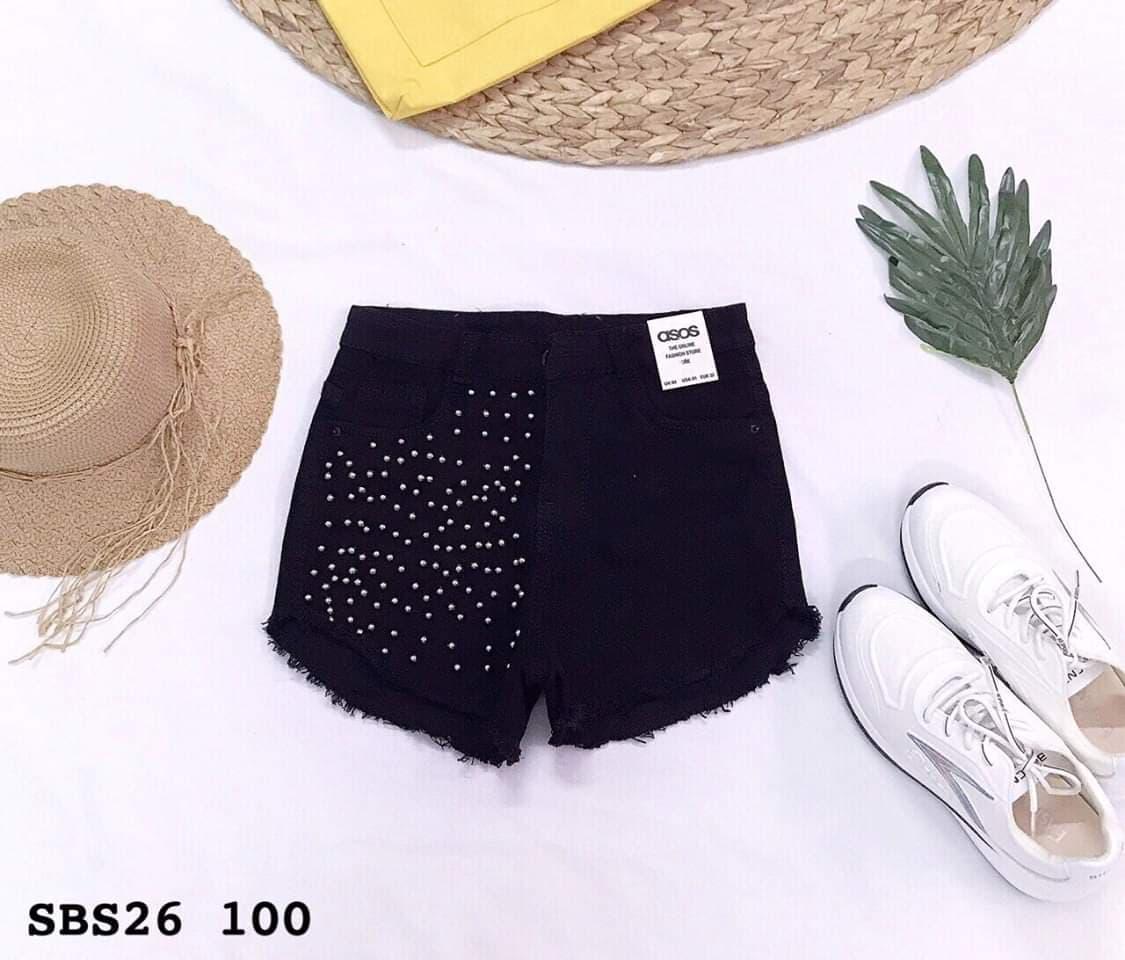 Bigsize  - Quần short lụa cườm Chất lụa cao cấp  siêu siêu co giãn  cạp cao . Bigsize 33-38 - Mã sbs33-38