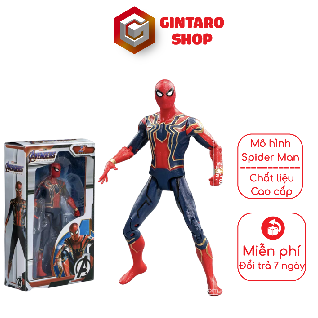 Mô hình Spider Man cao cấp , Đồ chơi mô hình người nhện Gintaro Shop