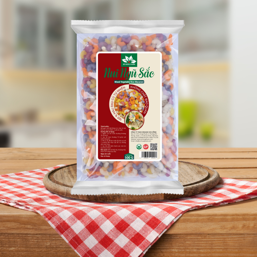 Nui Ngũ Sắc Sen Hồng 500g