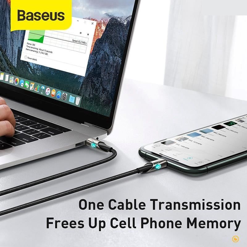 Cáp sạc nhanh siêu bền Baseus Fish eye Cable cho iPhone/iPad CATLYY Type C to Lightning 18W