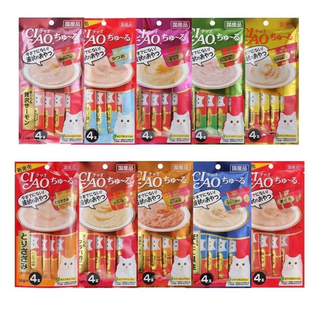 Ciao churu - Súp thưởng cho mèo gói 4 thanh