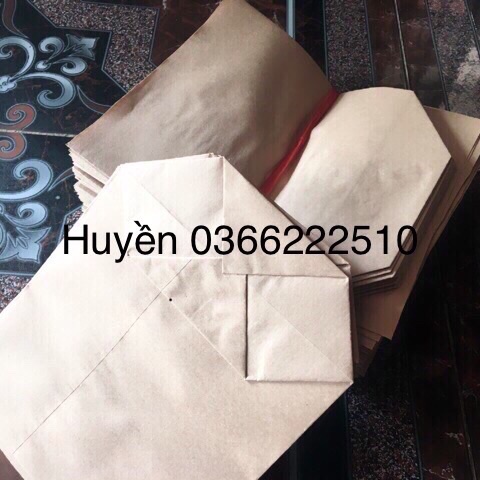 100 túi xi măng kích thước 25x29cm - túi kraft.