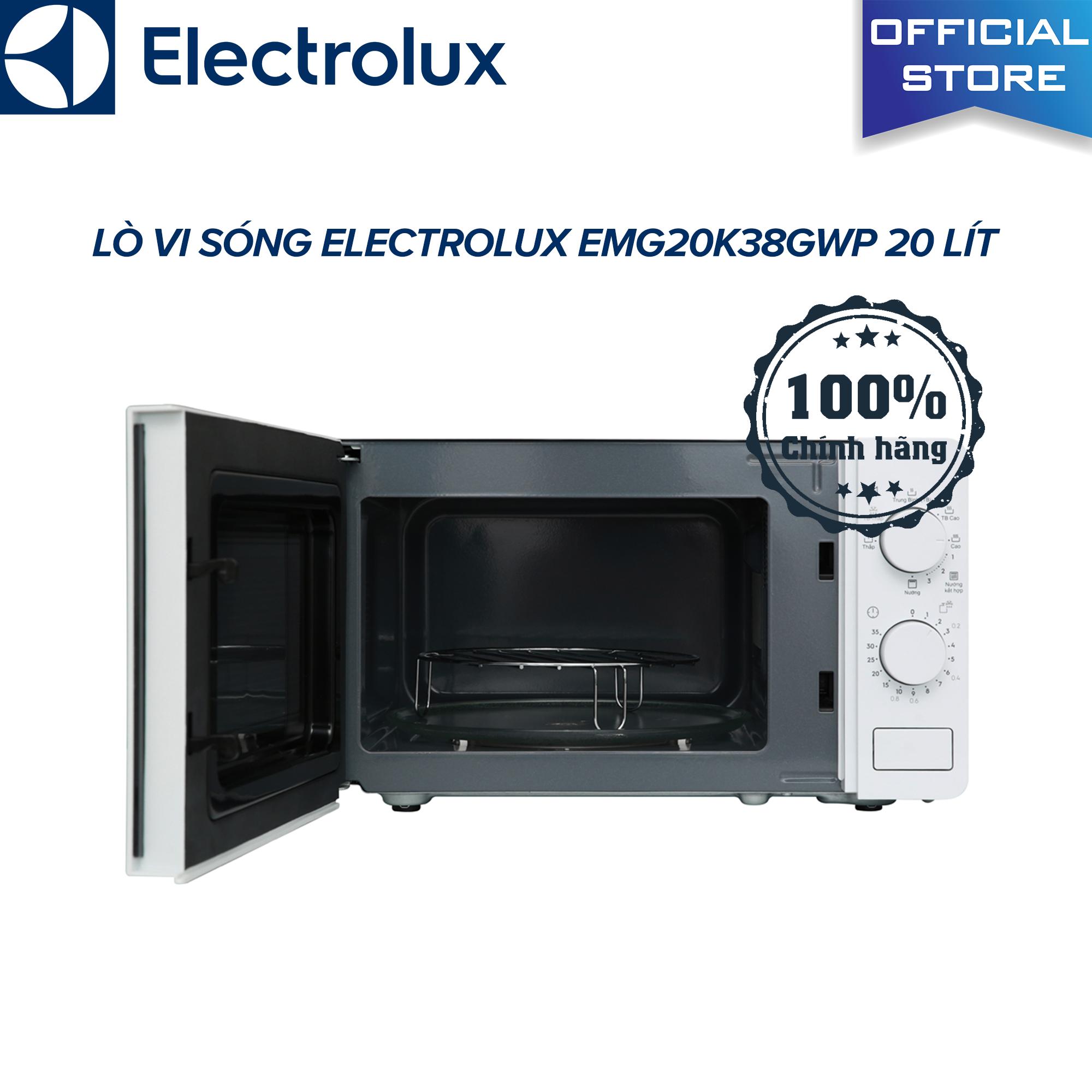 [HCM]Lò vi sóng Electrolux EMG20K38GWP 20 lít