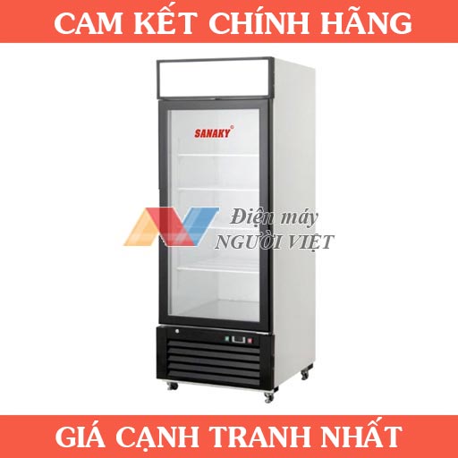 Tủ Đông Đứng Mặt Kính Sanaky Vh-768K 590 Lít