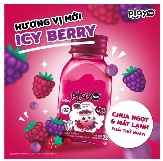 [HCM][HOT] TỔNG HỢP 5 LOẠI KẸO THE DƯA HẤU BẠC HÀ PLAY LOẠI HỦ NHỎ 22g-Thái Lan