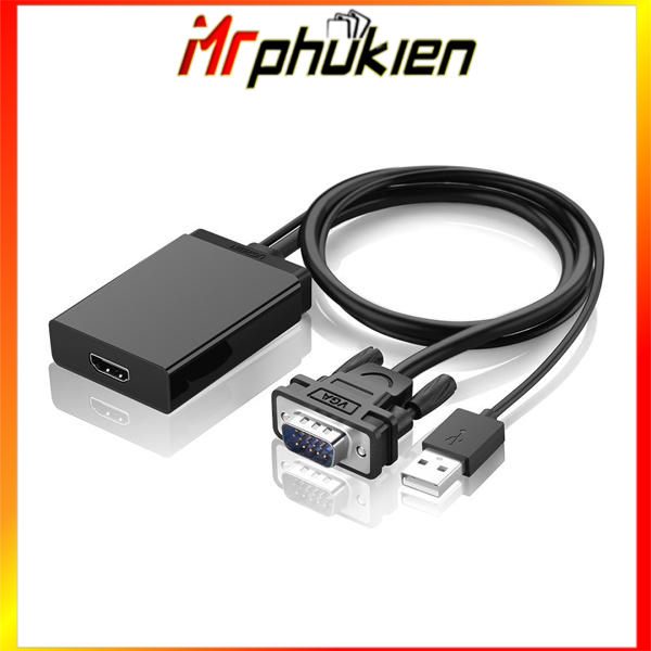 Cáp chuyển vga ra hdmi tích hợp audio ugreen ug 40213 - mrcomputer