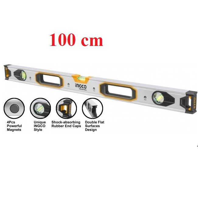 1000mm Thước thủy từ tính (nam châm) INGCO HSL38100M