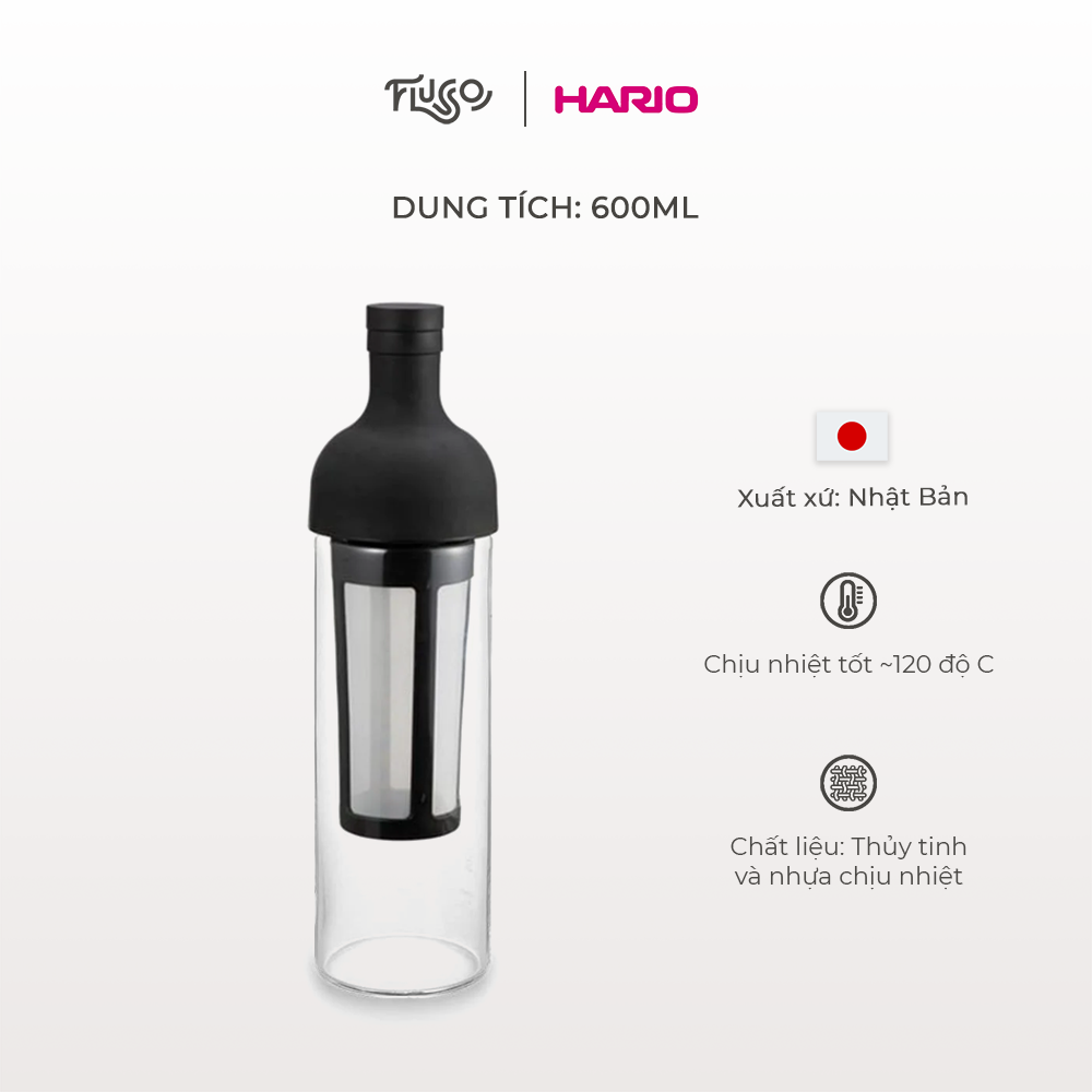 Bình Pha Cà Phê Lạnh - Cold brew Hario 650ml