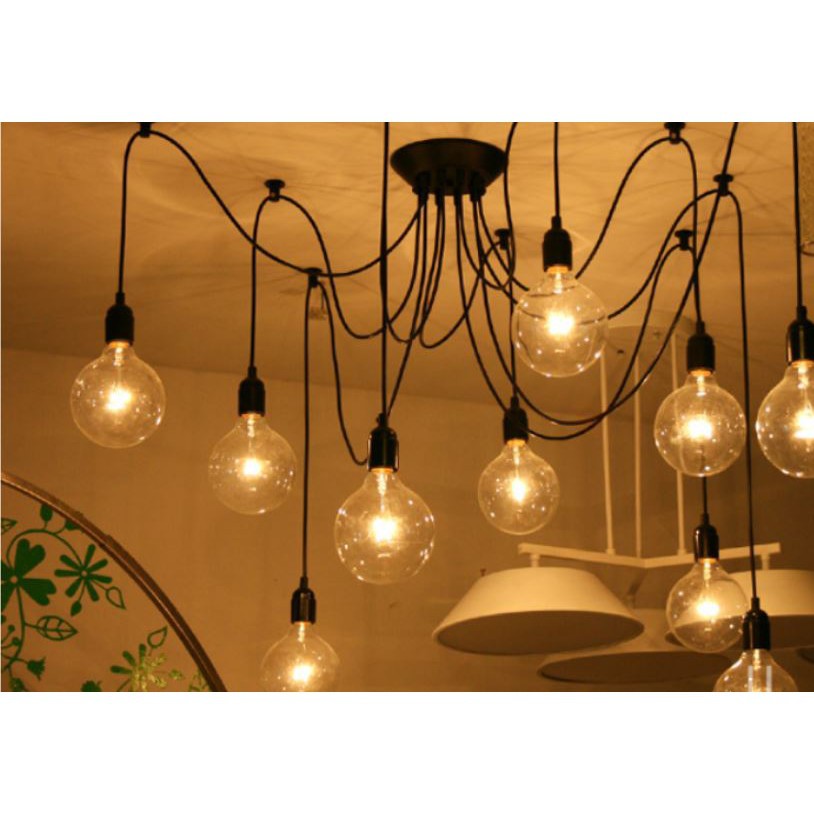 Đèn thả trần kiểu con nhện 10 đui - 8 đui ll-5035 - chưa bao gồm bóng