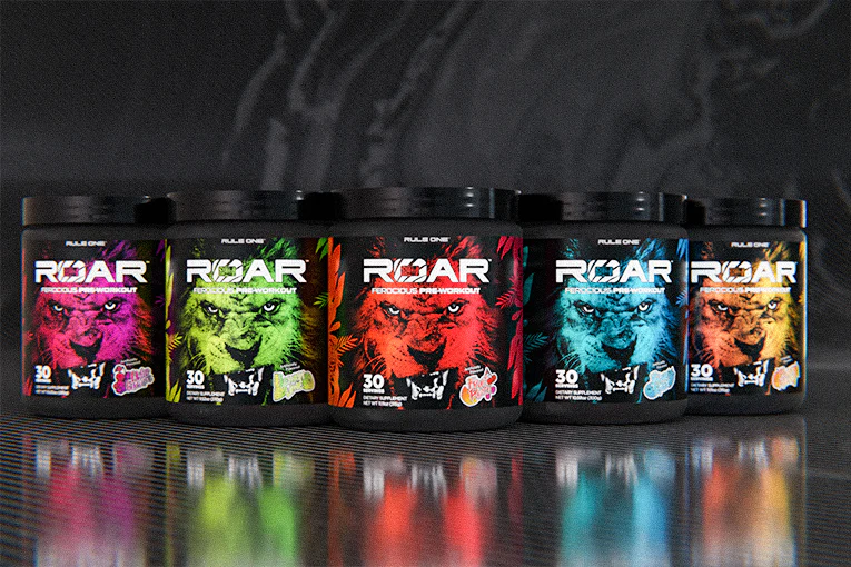 Combo 5 sachets of Rule 1 ROAR Ferocious Pre-Workout 10g