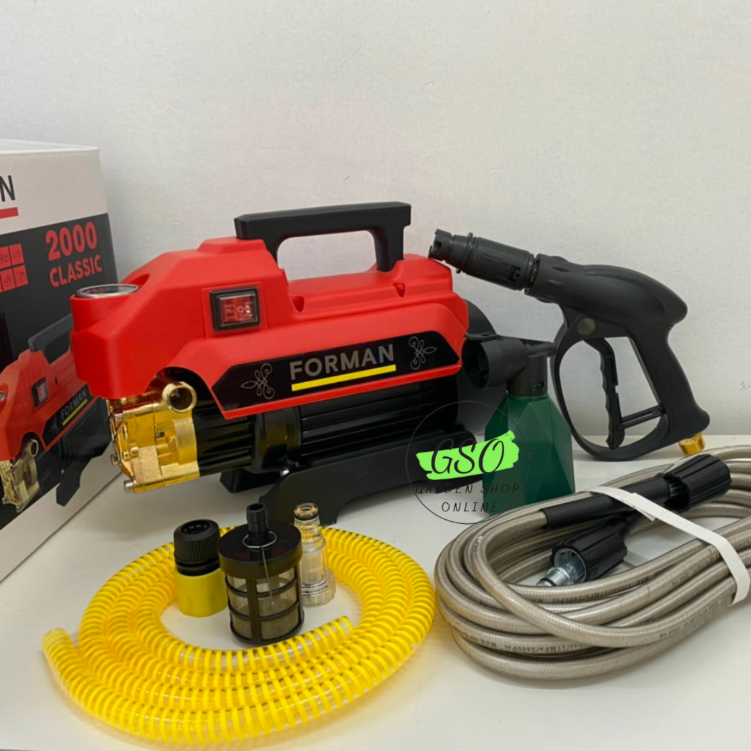 Máy rửa xe FORMAN 2000 model 2022 - Bảo hành 12 tháng