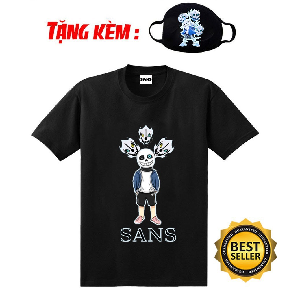 [SALE HOT] BST Áo BIỆT ĐỘI GANGSTER- SANS Undertale độc chất