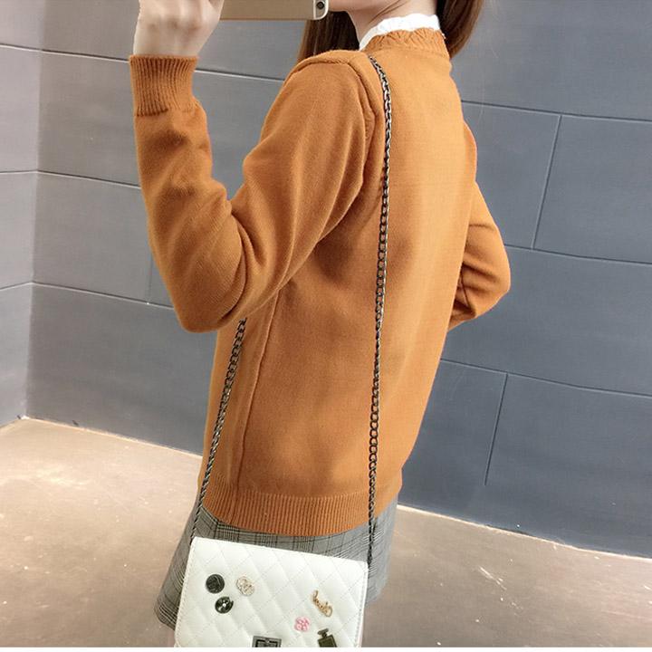 Áo len nữ thêu hoa Hàn Quốc A0020