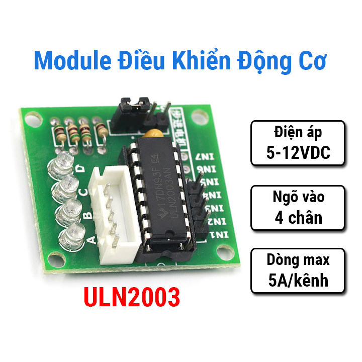 Module điều khiển động cơ bước ULN2003 cắm