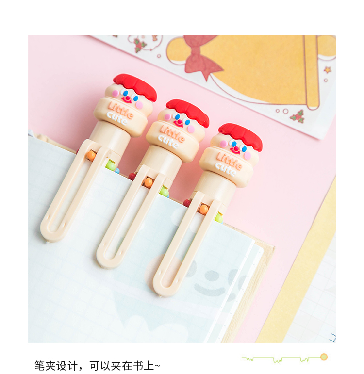 BÚT BI BẤM 6 MÀU DỄ THƯƠNG