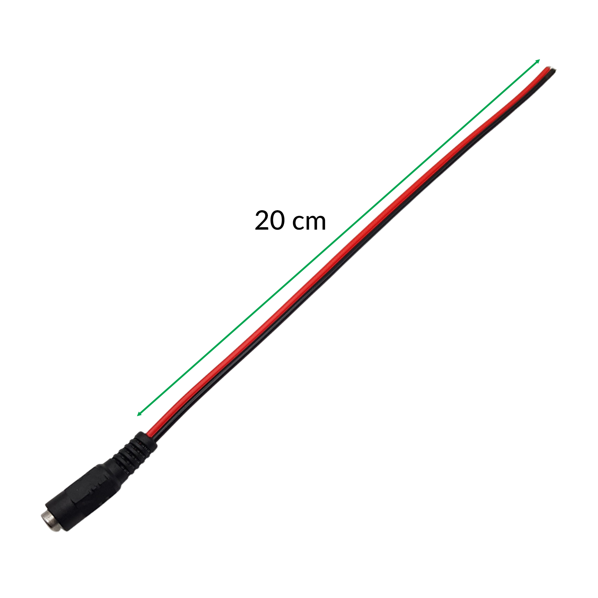 Bộ 2 Jack DC cái có dây 5.5x2.1mm