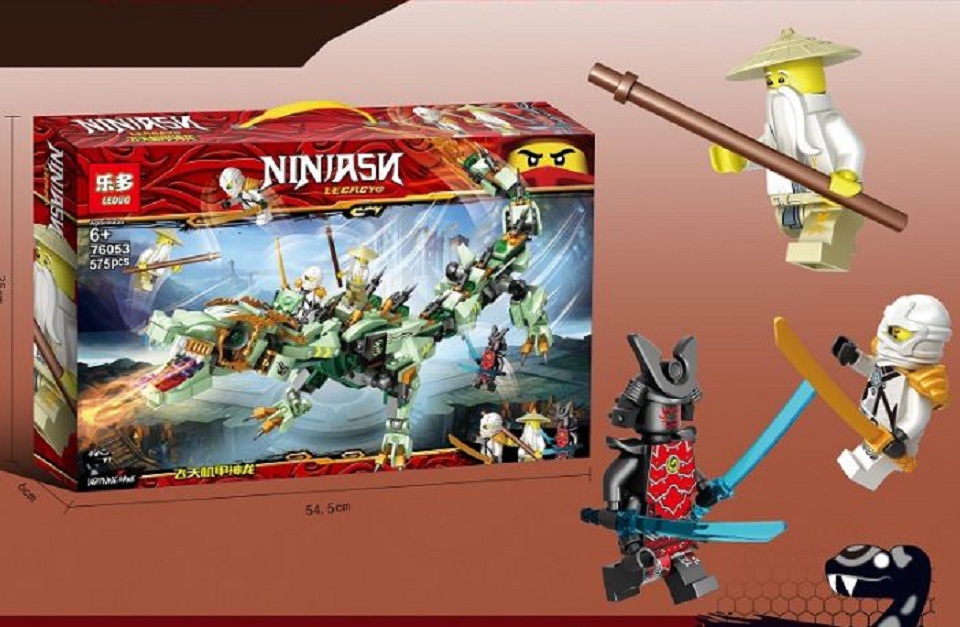 Bộ lắp ghép ninja  rồng bay  Rakuto