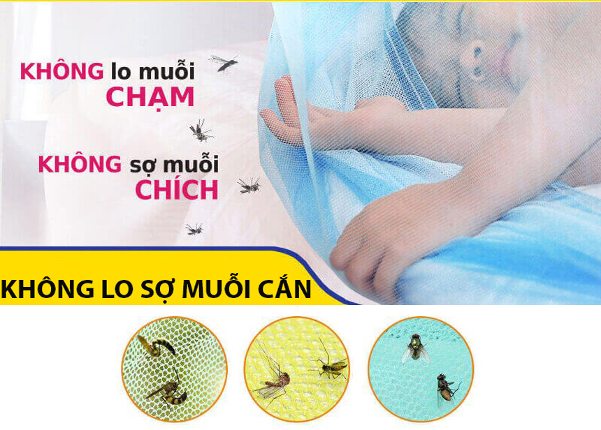 Màn chụp cho bé, màn chụp đa năng có nhạc