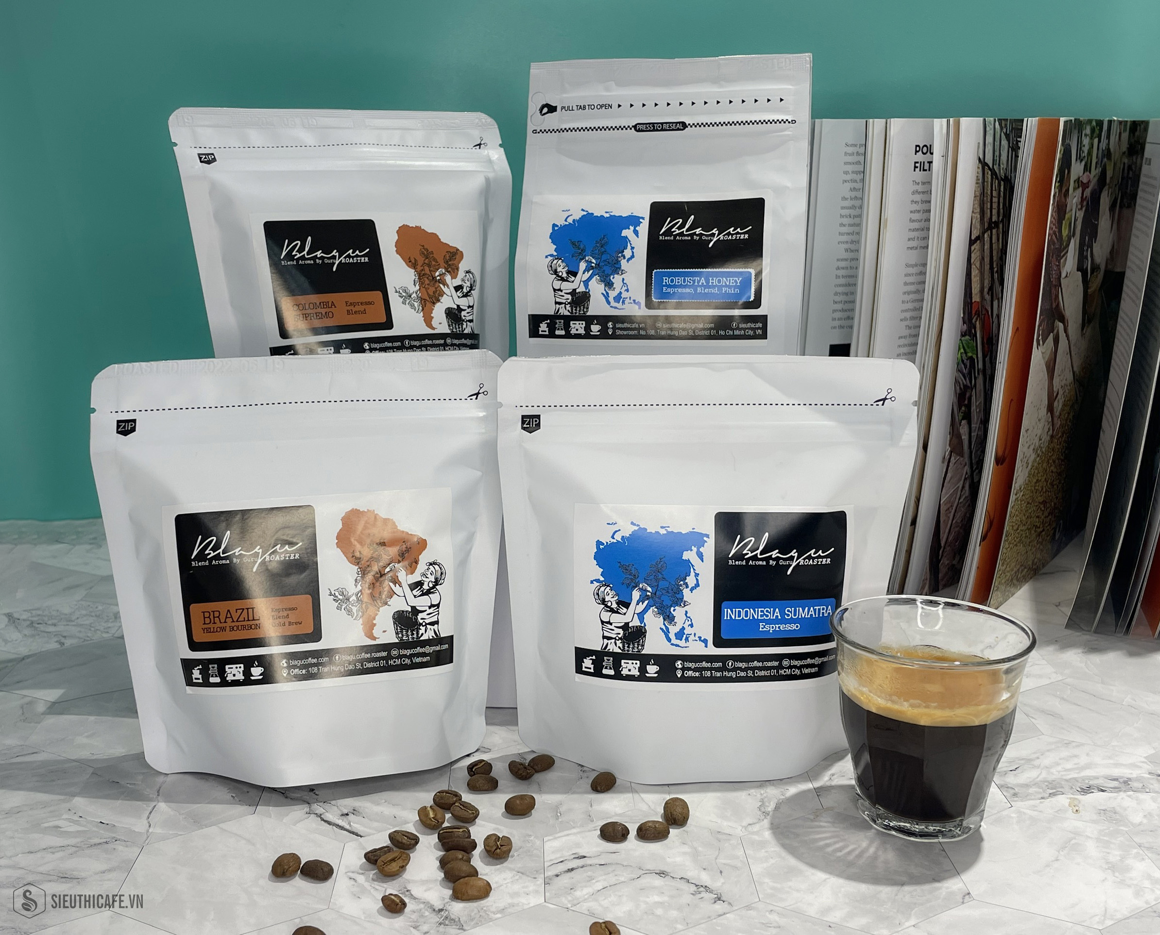 Combo cà phê Blagu vị đậm đà