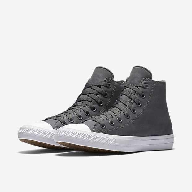 Giày Converse Chuck 2 Màu Xám Nam Nữ Cổ Cao