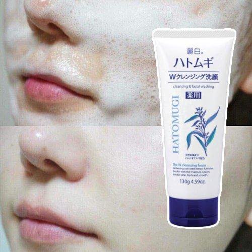 Sữa Rửa Mặt Hatomugi Moisturizing & Facial Washing 170ml