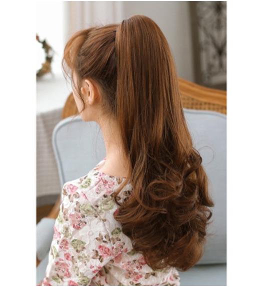 TÓC GIẢ CỘT XOĂN DÀI 40CM CỰC XINH