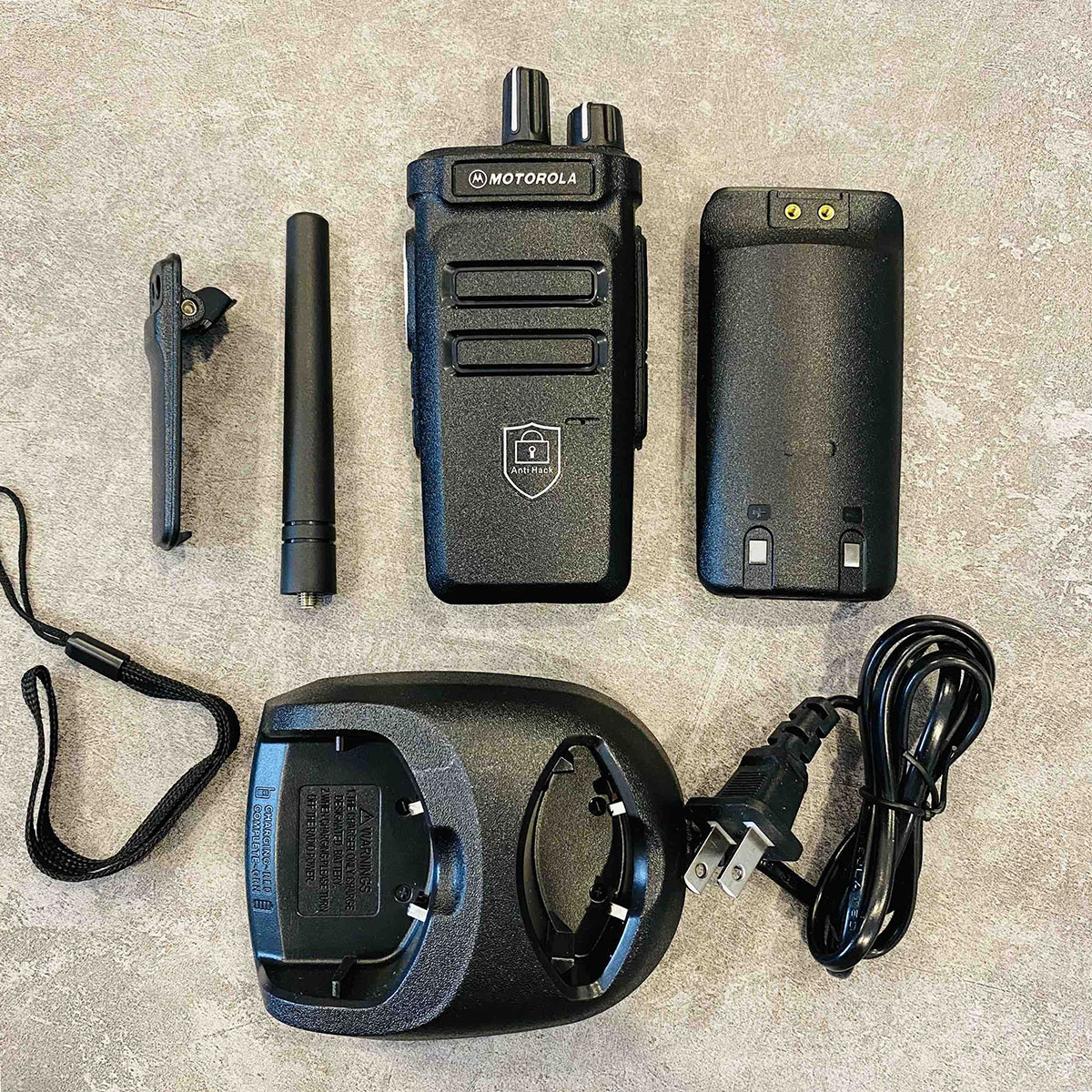 Motorola gp-320 walkie talkie automatic frequency detection version, 2 ports parallel charging