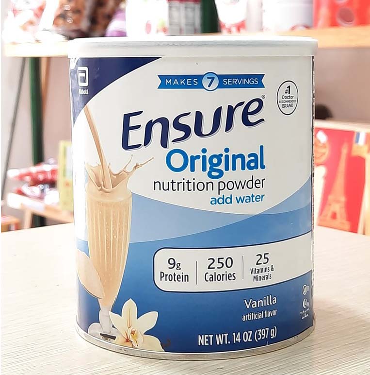 [HCM][Mẫu mới ] Sữa Ensure Mỹ Original Nutrition Powder 397g