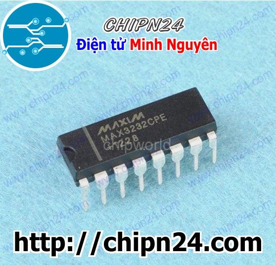 [3 con] (DIP) IC MAX3232 DIP-16 (MAX3232CPE 3232)