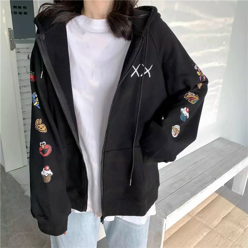 ÁO NỈ DÂY KÉO XX FOM TO SIÊU CHẤT HOLLIS