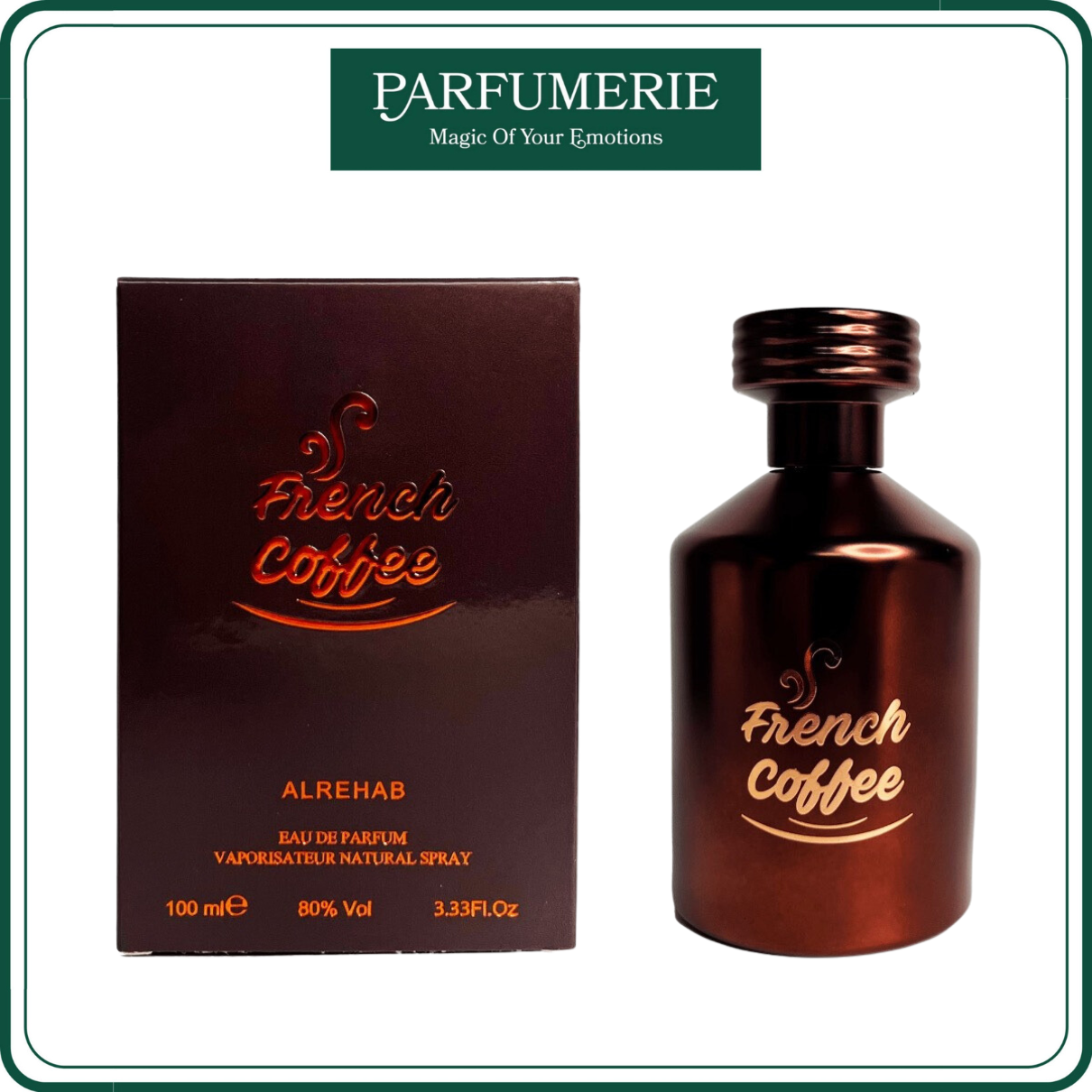 Nước hoa thơm lâu French Coffee hương thơm ngọt ngào quyến rũ, ấm áp