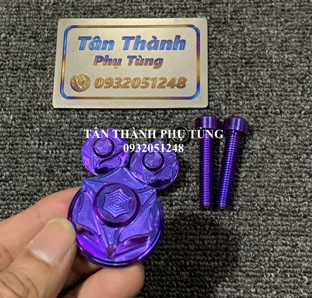 Bộ 5 con Chảng ba Satria-Raider Fi GR5 Xanh tím