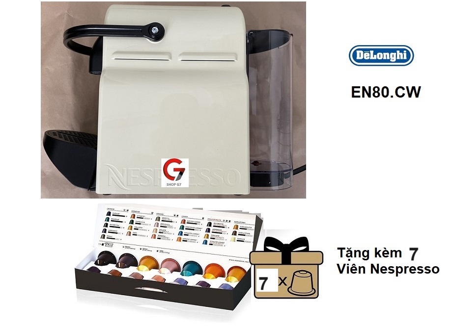 Máy pha cà phê viên nén Delonghi Nespresso Inissia - EN80CW