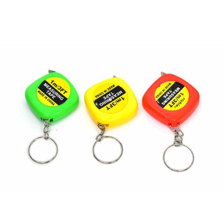Móc khóa thước rút 1 mét (màu ngẫu nhiên)