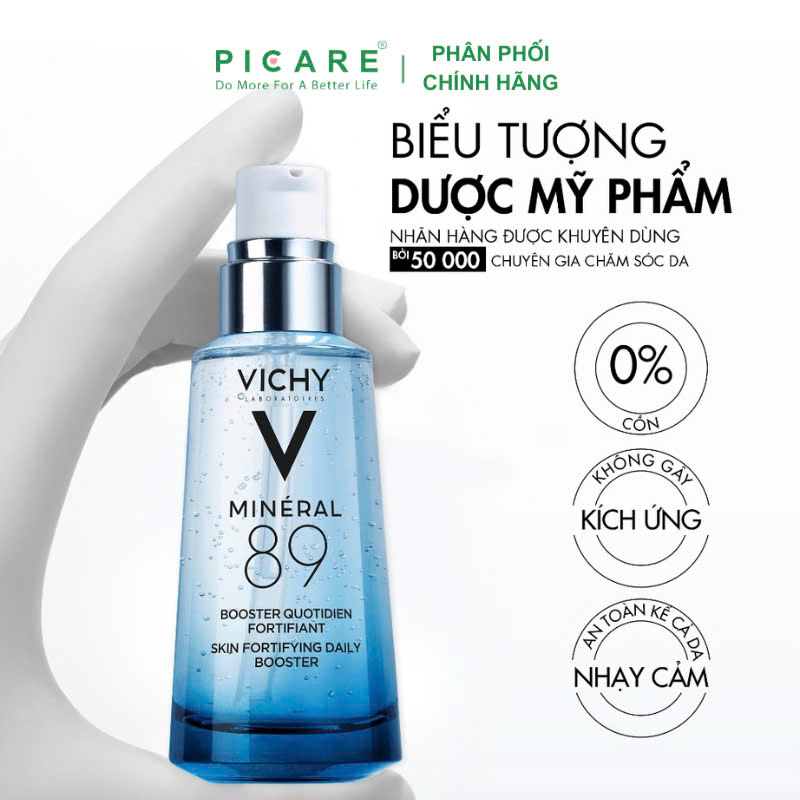 Tinh Chất Khoáng Cô Đặc Vichy Mineral 89 50ml