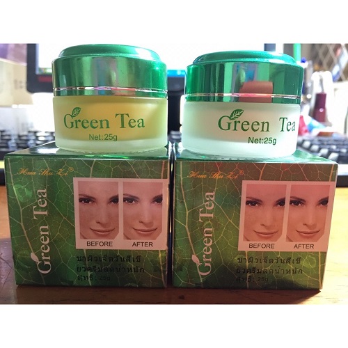 kem trắng da 7 ngày Green tea