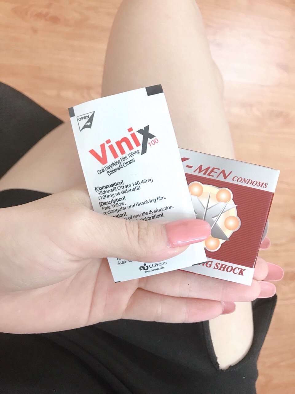 Tem ngậm Cường Dương Hàn Quốc Vinix 100mg