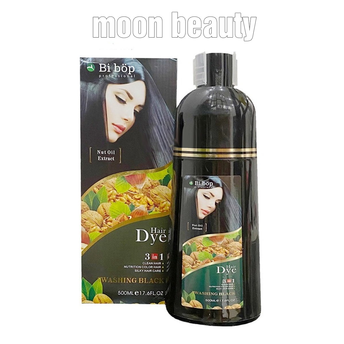 DẦU GỘI PHỦ BẠC ĐEN (NÂU) TÓC BIBOP - GỘI LÀ ĐEN TÓC ( NÂU TÓC