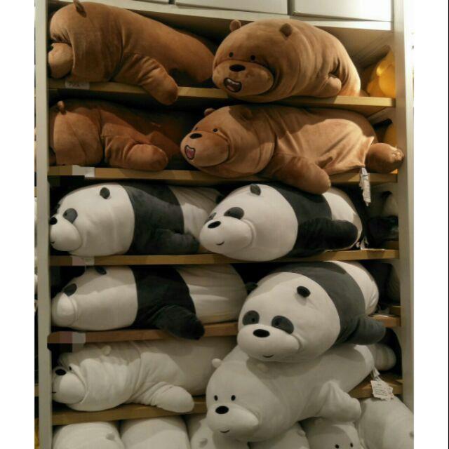 ✙☽  Gấu bông nằm Miniso x We Bare Bears Ice Bears