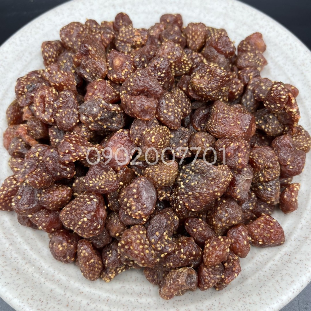 250g dâu tây sấy dẻo ít đường thơm ngon- tết-bánh mứt tết