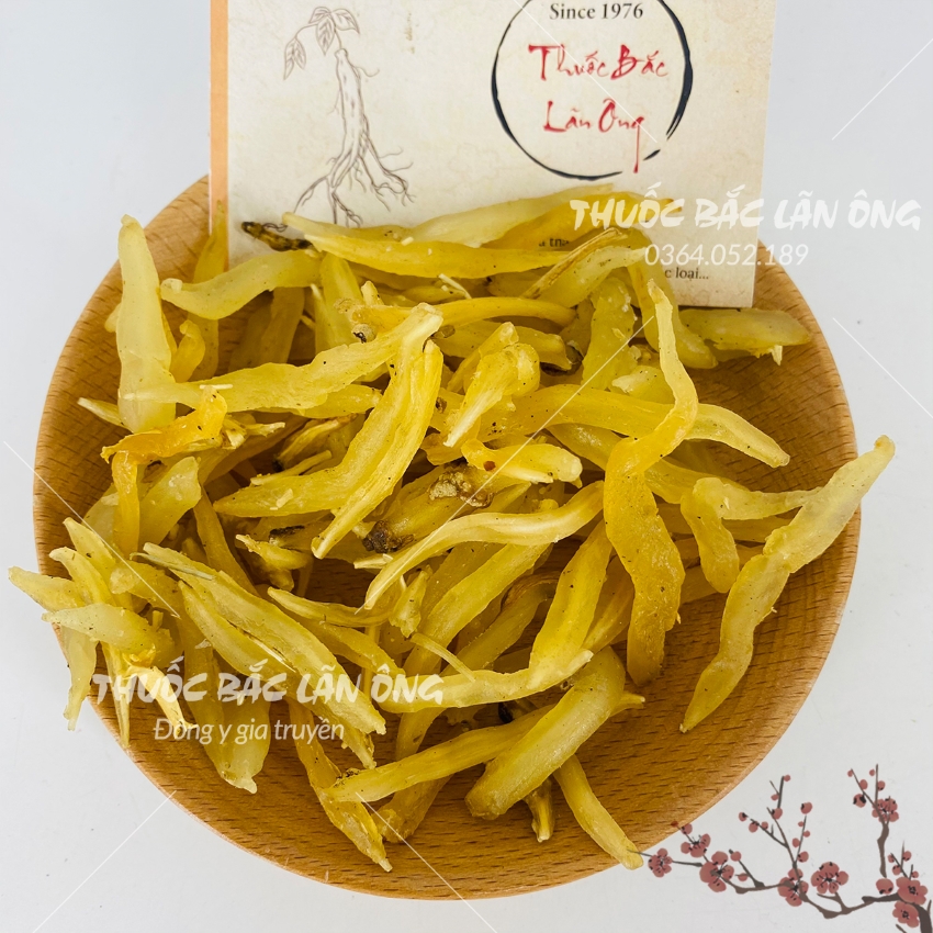 Thiên môn đông 100g, thiên môn khô, dẻo, thơm - Lãn Ông