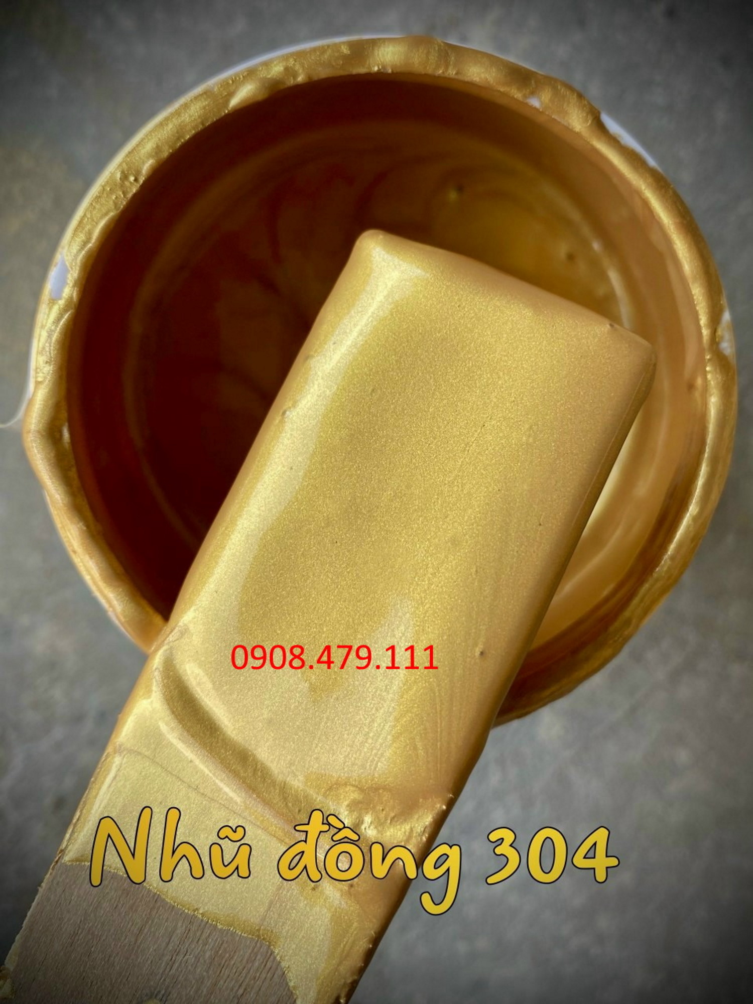 Sơn nhũ.