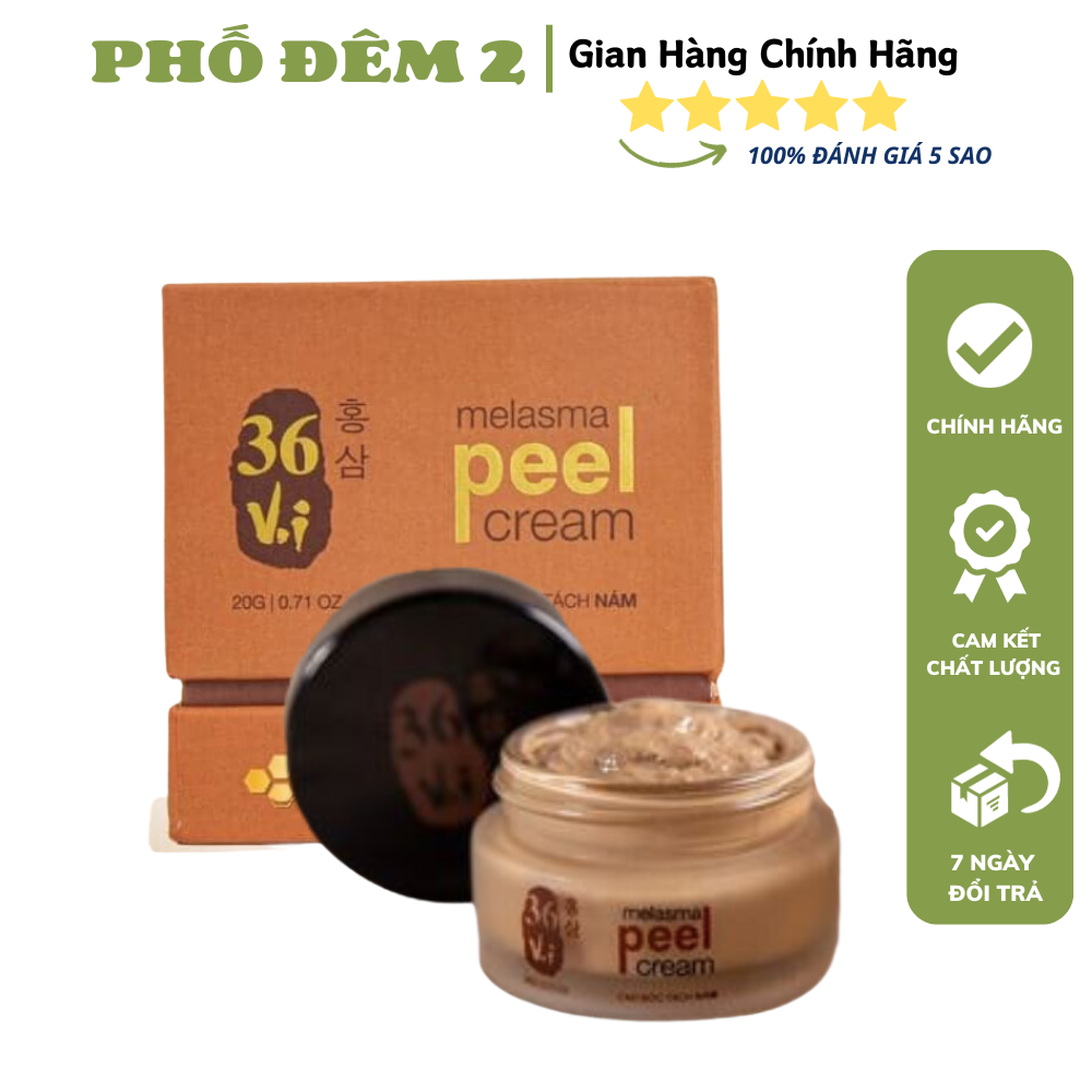 PEEL DA TẢO SÂM 36 VỊ - BÓC TÁCH TẢO SÂM ĐÔNG Y